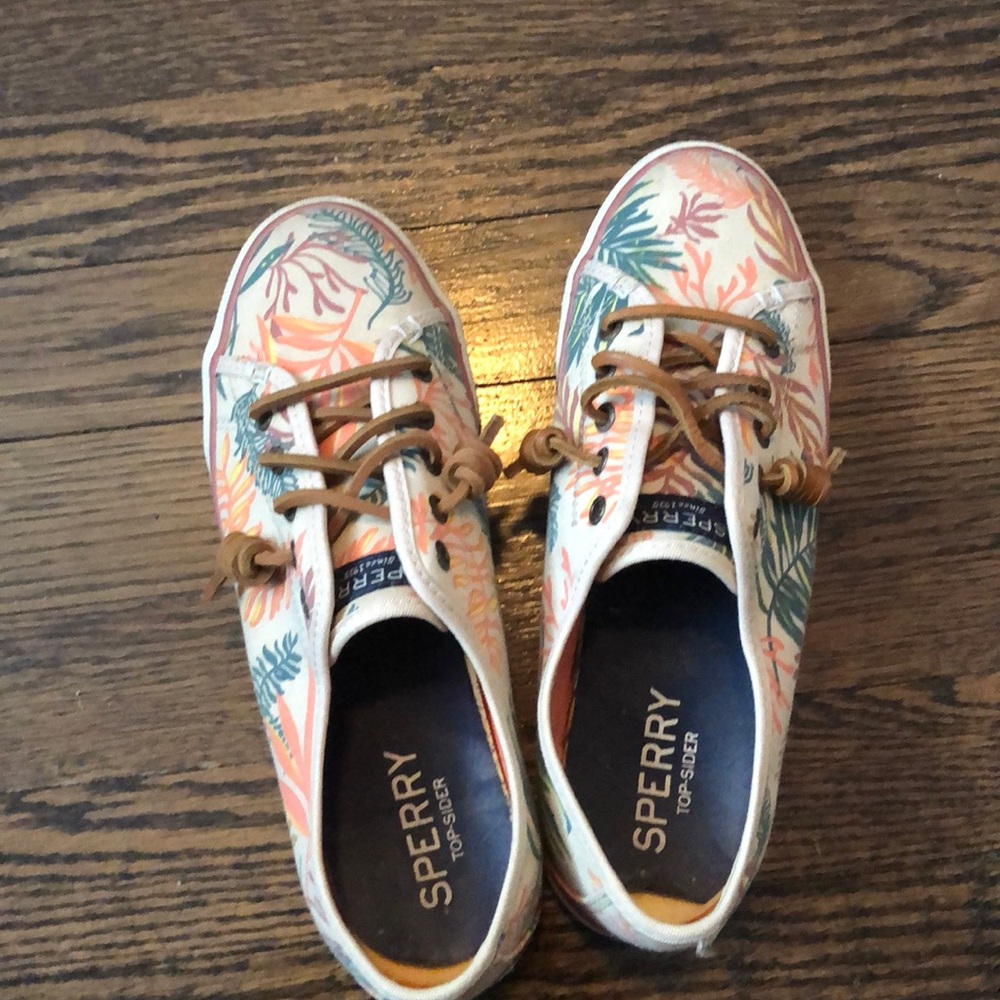 Tropical Sperry Topsiders
